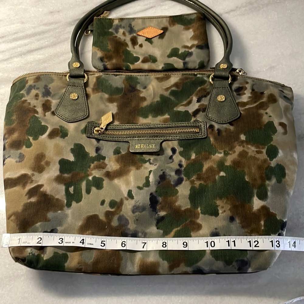 SOLD ON MERCARI
MZ Wallace Camo NWOT Tote Handbag Green - Picture 3 of 15